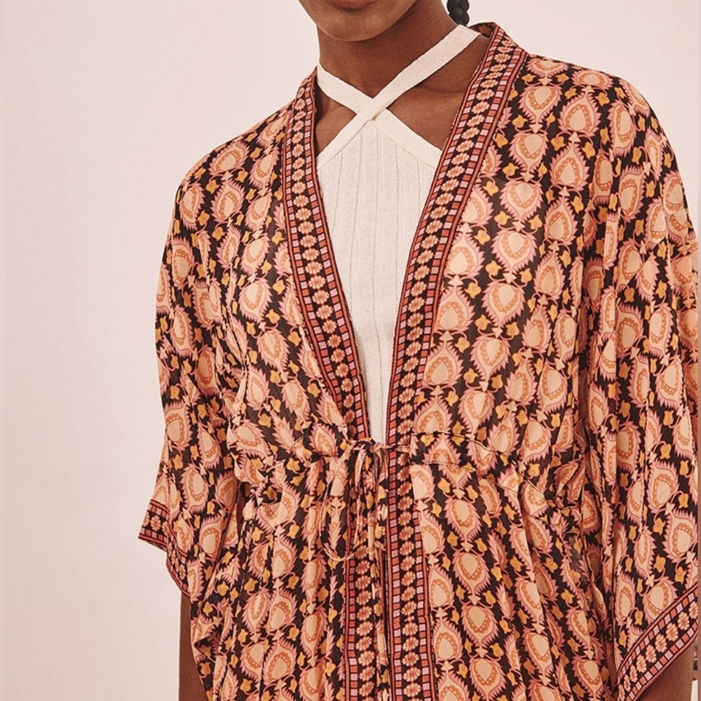 NWT NEKANE | $124 Aligora Long Kimono - Picture 3 of 5